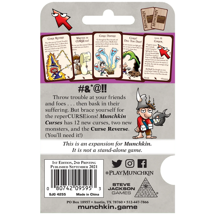 Brain Games LV Munchkin Curses