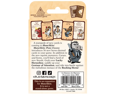 n/a Munchkin Pony Excess (Paplašinājums)