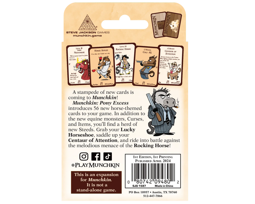 n/a Munchkin Pony Excess (Paplašinājums)