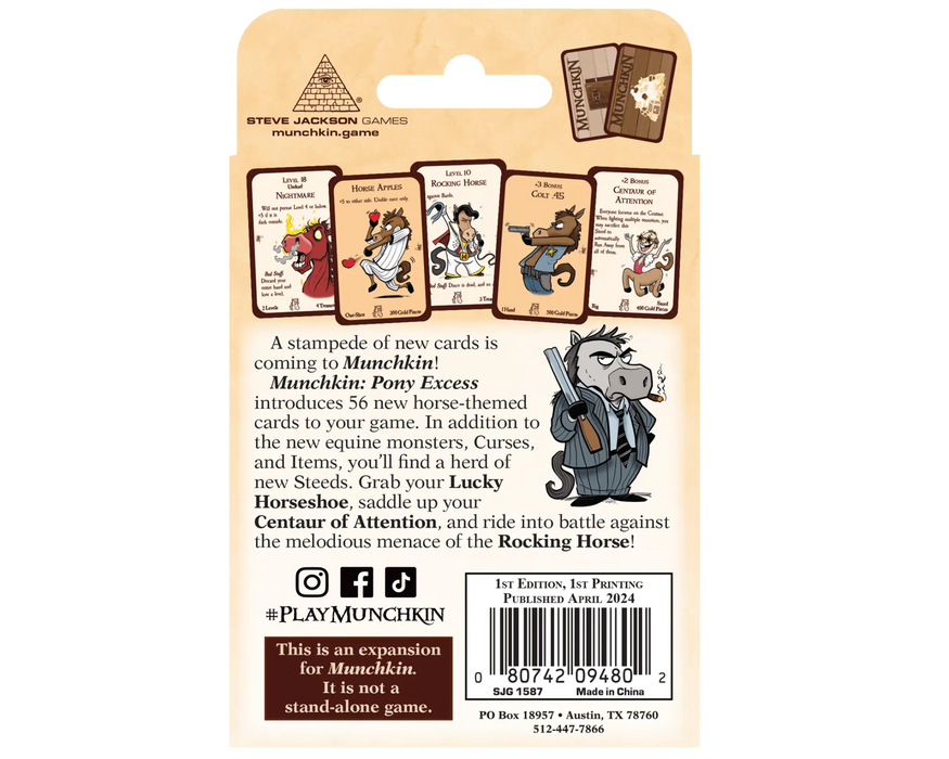n/a Munchkin Pony Excess (Paplašinājums)