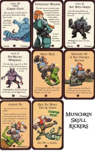 n/a Munchkin Skull Kickers (paplašinājums )