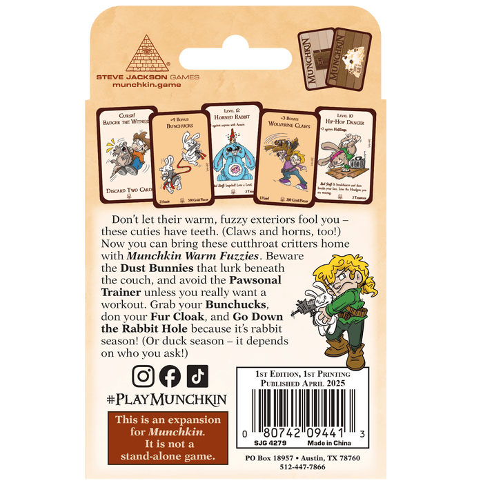 Brain Games LV Munchkin Warm Fuzzies