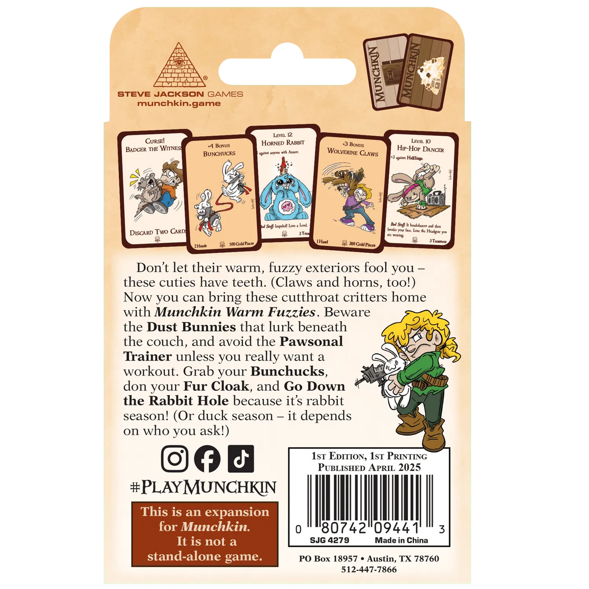 Brain Games LV Munchkin Warm Fuzzies