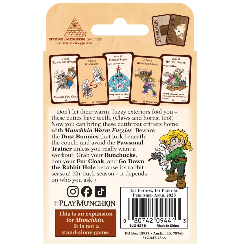 Brain Games LV Munchkin Warm Fuzzies