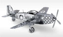 n/a Prāta mežģi Metal Earth - P-51 Mustang, konstruktors