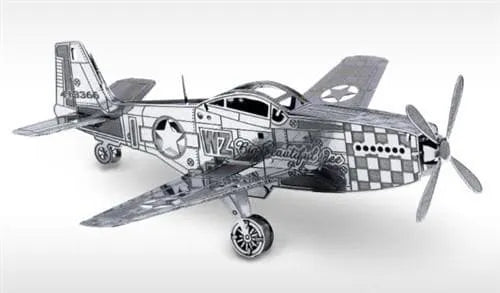 n/a Prāta mežģi Metal Earth - P-51 Mustang, konstruktors
