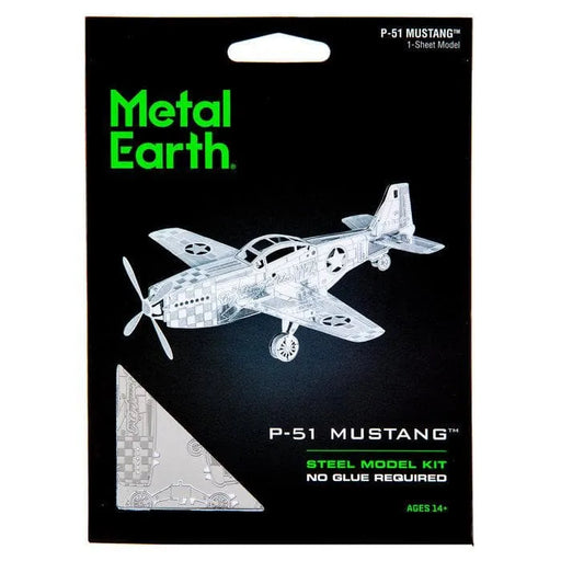 Brain Games LV Mēroga modelis Mustang P-51, metāla konstruktors