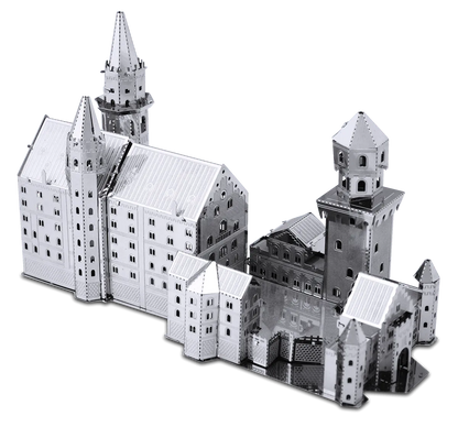Brain Games LV Mēroga modelis Neuschwanstein Castle, metāla konstruktors
