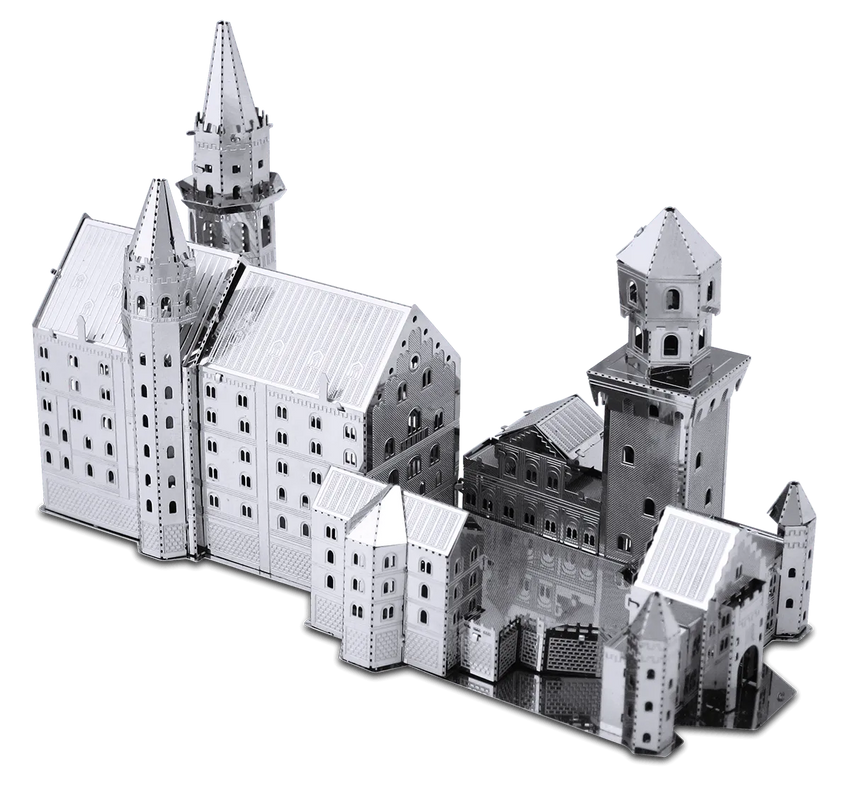 Brain Games LV Mēroga modelis Neuschwanstein Castle, metāla konstruktors