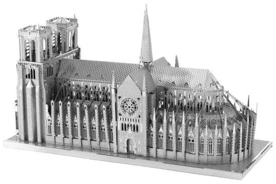 Brain Games LV Mēroga modelis Notre Dame, Premium Series metāla konstruktors