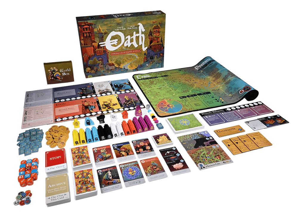 Brain Games LV galda spēles Oath Chronicles of Empire & Exile