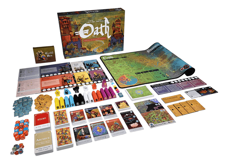 Brain Games LV galda spēles Oath Chronicles of Empire & Exile