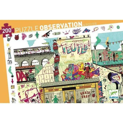 Brain-Games.lv Observation puzzle "Street art", 200 pcs