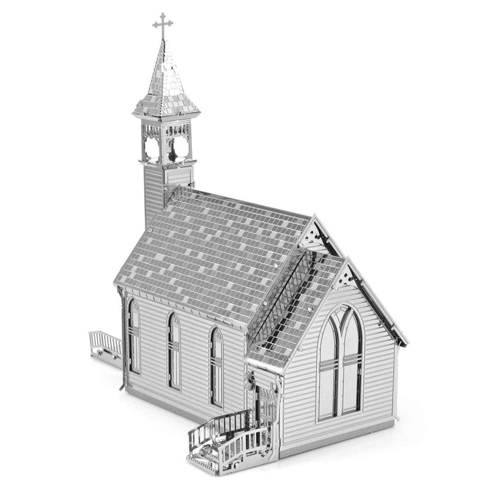 Brain Games LV Mēroga modelis Old Country Church, metāla konstruktors