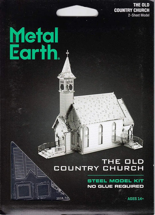 Brain Games LV Mēroga modelis Old Country Church, metāla konstruktors