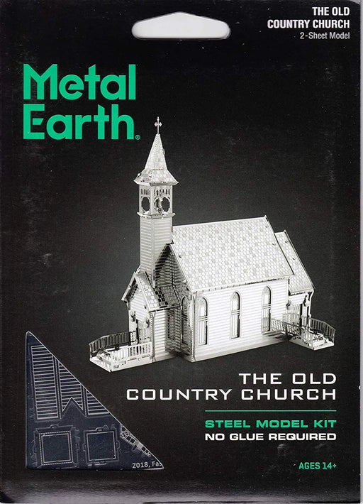 Brain Games LV Mēroga modelis Old Country Church, metāla konstruktors