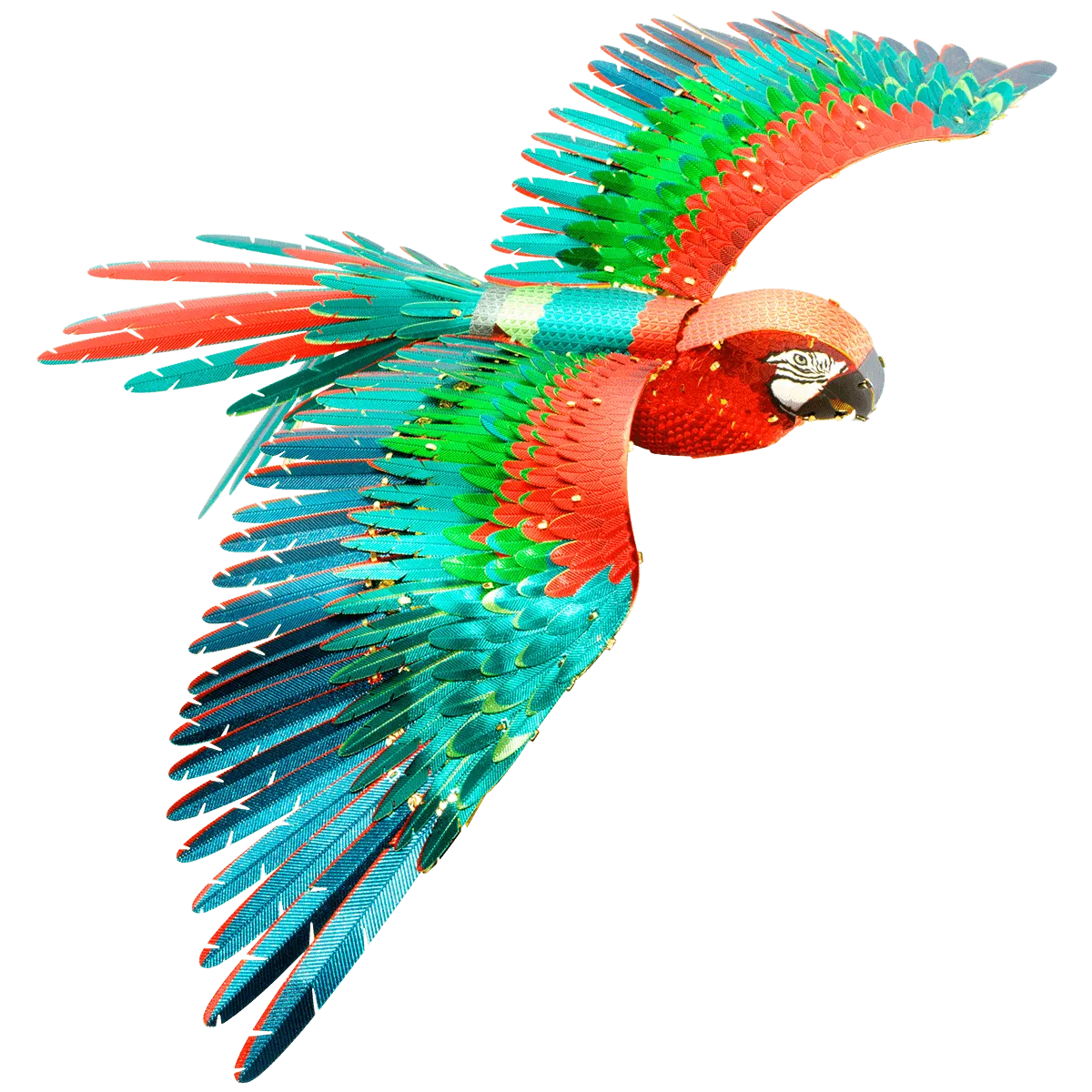 Brain Games LV Mēroga modelis Parrot, Premium Series metāla konstruktors