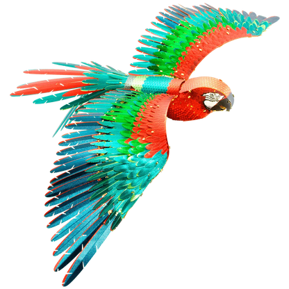 Brain Games LV Mēroga modelis Parrot, Premium Series metāla konstruktors