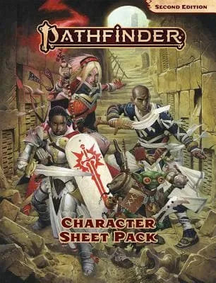 Brain-Games.lv Pathfinder Second Edition - Character Sheet Pack