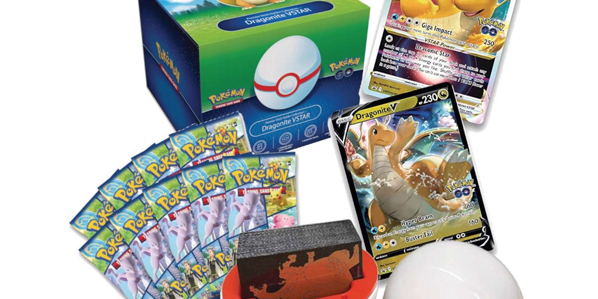 Poke Premium Collection GO, Dragonite VStar Brain Games LV Poke Premium Collection GO, Dragonite VStar Brain Games LV