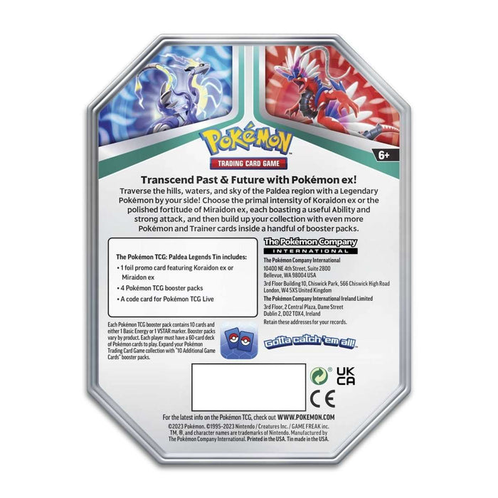 Brain Games LV galda spēles Poke Tin Summer EX 23 Paldea Legends