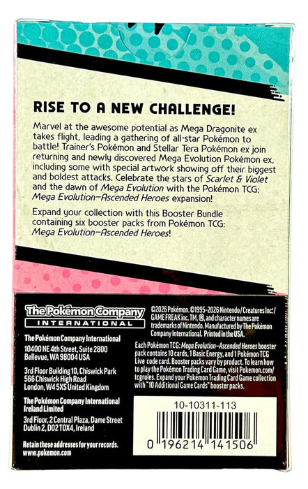 Pokémon TCG: Mega Evolution: Ascended Heroes - Booster Bundle