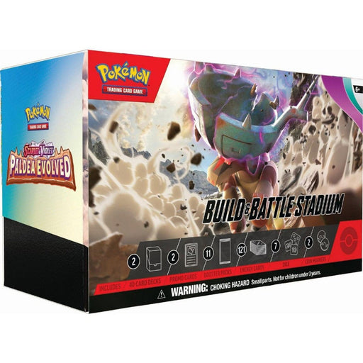 Brain Games LV galda spēles Pokémon TCG: Scarlet & Violet - Paldea Evolved - Build & Battle Stadium