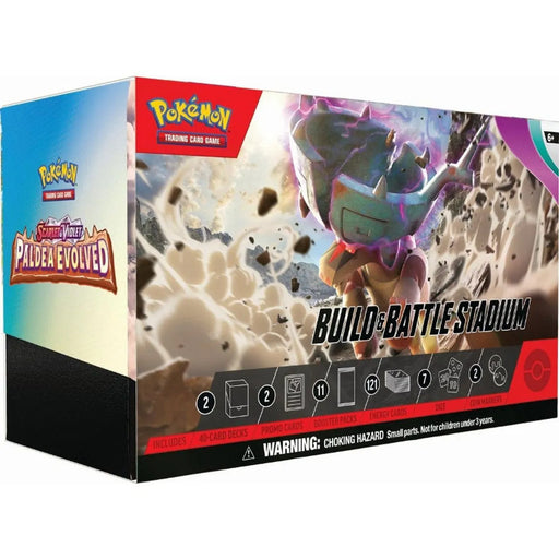 Brain Games LV galda spēles Pokémon TCG: Scarlet & Violet - Paldea Evolved - Build & Battle Stadium