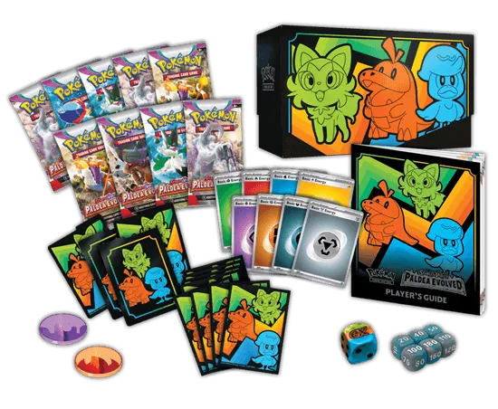 Brain Games LV galda spēles Pokémon TCG: Scarlet & Violet - Paldea Evolved - Elite Trainer Box