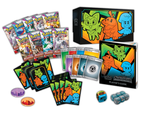 Brain Games LV galda spēles Pokémon TCG: Scarlet & Violet - Paldea Evolved - Elite Trainer Box