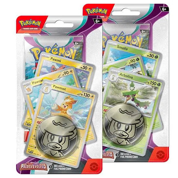 Brain Games LV galda spēles Pokémon TCG: Scarlet & Violet - Paldea Evolved - Premium Checklane MIX