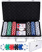 Brain Games LV Poker set in silver case, with 300 chips (11.5 grams)