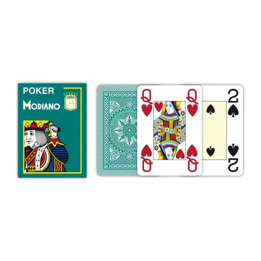 Brain Games LV galda spēles Pokera kārtis Cristallo DarkGreen, Plastmasas