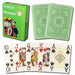 Brain Games LV galda spēles Pokera kārtis Cristallo LightGreen, Plastmasas