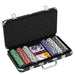 Pokerset in black case with 300 chips