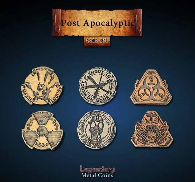 Brain Games LV Post Apocalyptic Coin Set