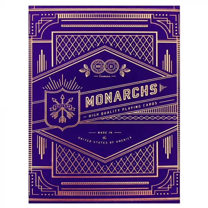 PURPLE MONARCHS PLAYING CARDS