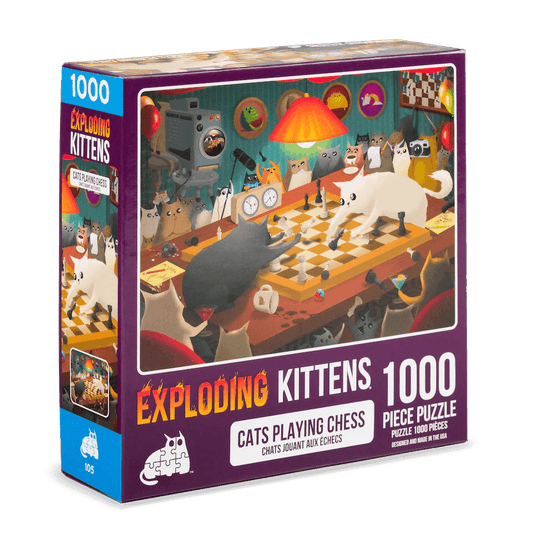 Brain Games LV Puzles Puzle 1000 - Cats Playing Chess