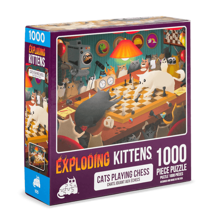 Brain Games LV Puzles Puzle 1000 - Cats Playing Chess