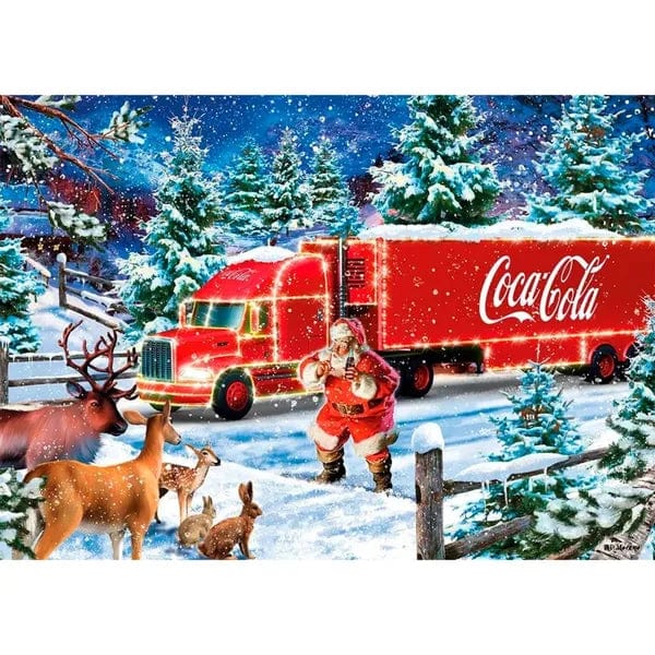 Brain Games LV Puzles Puzle 1000 - Coca Cola Christmas Truck