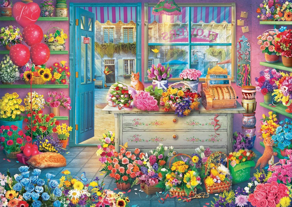 n/a n/a Colourful flower shop