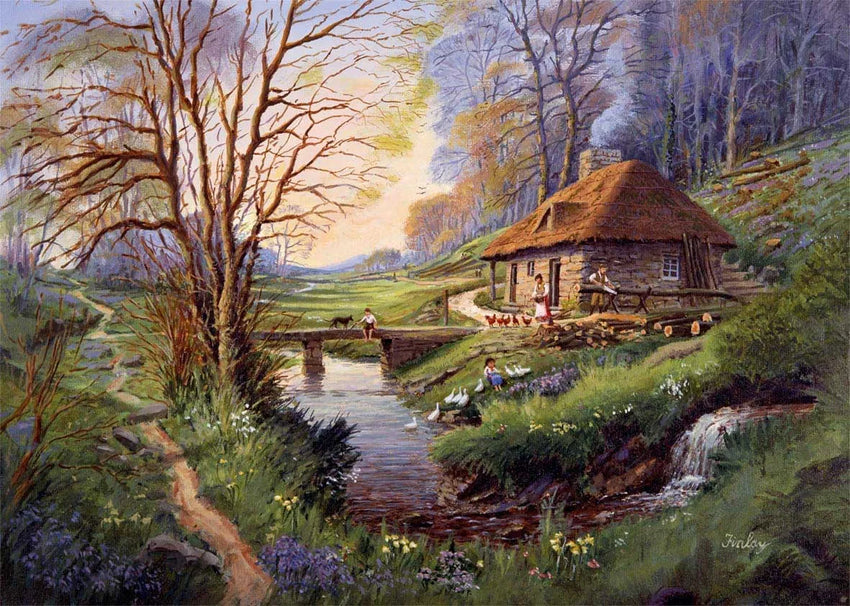 Brain Games LV Puzles Puzle 1000 - Cottage in the Woods