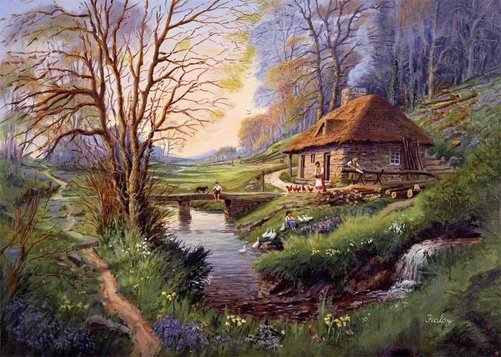 Brain Games LV Puzles Puzle 1000 - Cottage in the Woods