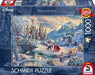 Brain Games LV Puzles Puzle 1000 - Disney, Beauty and the Beast’s Winter Enchantment