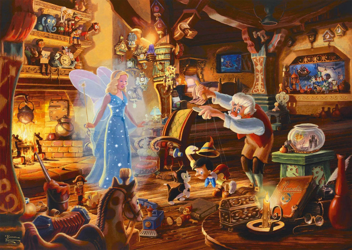 Brain Games LV Puzles Puzle 1000 - Disney, Geppettos Pinocchio