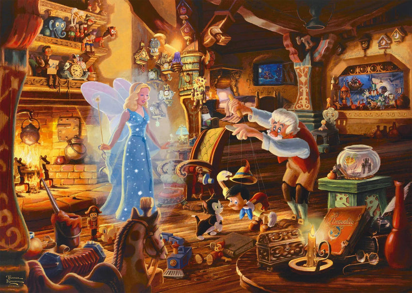 Brain Games LV Puzles Puzle 1000 - Disney, Geppettos Pinocchio