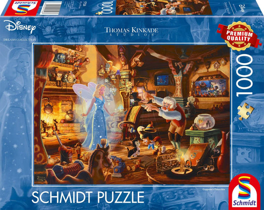 Brain Games LV Puzles Puzle 1000 - Disney, Geppettos Pinocchio