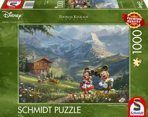 Brain Games LV Puzles Puzle 1000 - Disney, Mickey & Minnie In The Alps