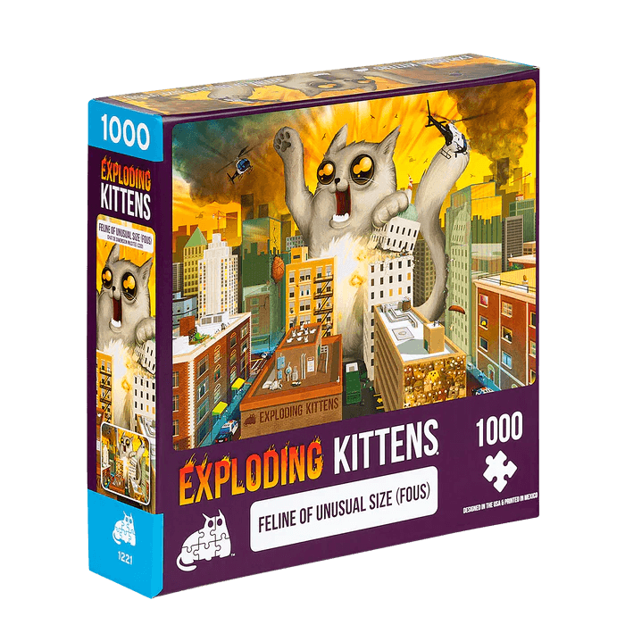 Brain Games LV Puzles Puzle 1000 - Feline Of Unusual Size