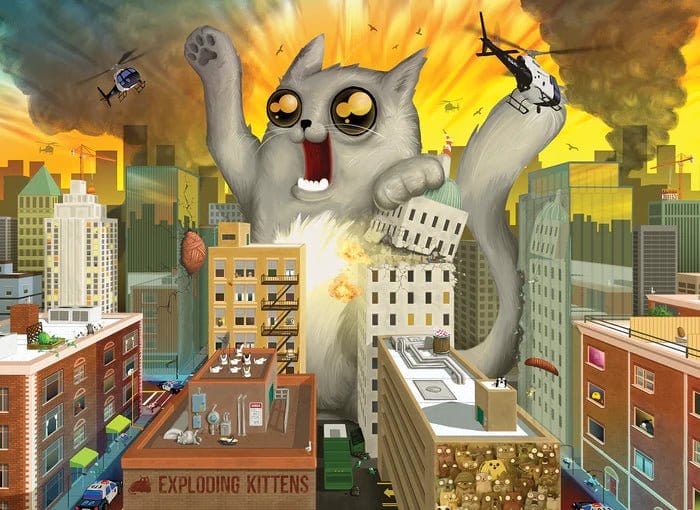 Brain Games LV Puzles Puzle 1000 - Feline Of Unusual Size